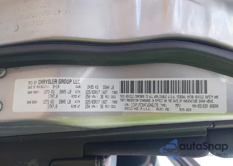 2015 Jeep Cherokee Latitude z USA, uszkodzony, nr VIN 1C4PJMCB4FW546175